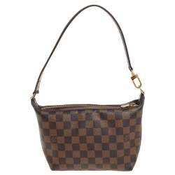 LOUIS VUITTON Damier Ebene Canvas Bag pochette accessoires clucth