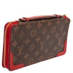 مملوكة مسبقًا Louis Vuitton Red Monogram Canvas Daily Organizer
