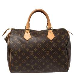 Pre Owned Louis Vuitton Monogram Canvas Speedy 30 Bag