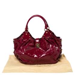 Pre Owned Louis Vuitton Cerise Mahina Patent Leather Limited Edition Surya L Bag