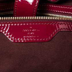 Pre Owned Louis Vuitton Cerise Mahina Patent Leather Limited Edition Surya L Bag