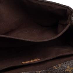 Pre Owned Louis Vuitton Monogram Canvas Pochette Metis Bag