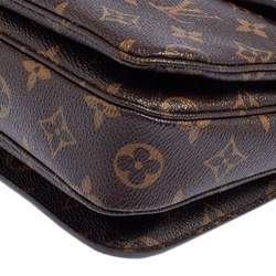 Pre Owned Louis Vuitton Monogram Canvas Pochette Metis Bag