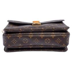 Pre Owned Louis Vuitton Monogram Canvas Pochette Metis Bag