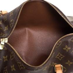Pre Owned Louis Vuitton Monogram Canvas and Leather Papillon 28 Bag