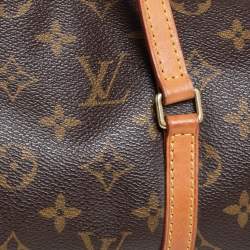 Pre Owned Louis Vuitton Monogram Canvas and Leather Papillon 28 Bag