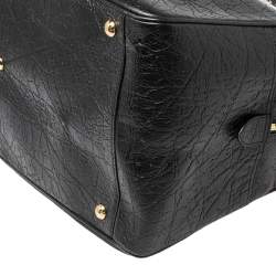 Pre Owned Louis Vuitton Black Cuir Indra Duffel Bag