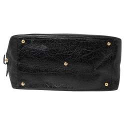Pre Owned Louis Vuitton Black Cuir Indra Duffel Bag