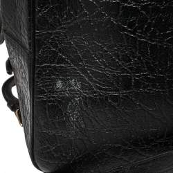 Pre Owned Louis Vuitton Black Cuir Indra Duffel Bag