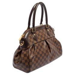 Pre Owned Louis Vuitton Damier Ebene Canvas Trevi PM Bag