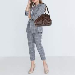 Pre Owned Louis Vuitton Damier Ebene Canvas Trevi PM Bag