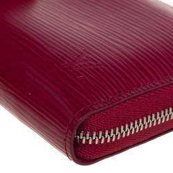 مملوكة مسبقًا حافظة عملات معدنية لوى فيتون جلد إيبى فوشيا