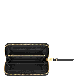 Pre Owned Louis Vuitton Monogram Empreinte Zippy Wallet Noir