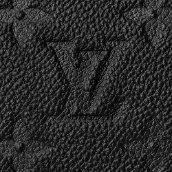 Pre Owned Louis Vuitton Monogram Empreinte Zippy Wallet Noir