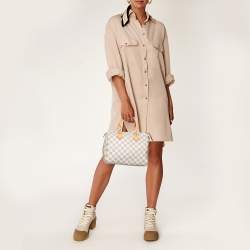 مملوكة مسبقًا حقيبة لوي فيتون سبيدي 25 كانفاس دامييه آزور   