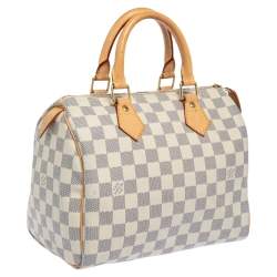 مملوكة مسبقًا حقيبة لوي فيتون سبيدي 25 كانفاس دامييه آزور   