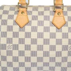 مملوكة مسبقًا حقيبة لوي فيتون سبيدي 25 كانفاس دامييه آزور   