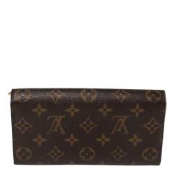 Pre Owned Louis Vuitton Monogram Canvas Sarah Wallet