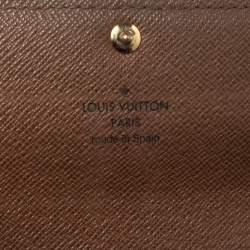 Pre Owned Louis Vuitton Monogram Canvas Sarah Wallet