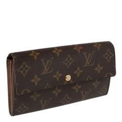 Pre Owned Louis Vuitton Monogram Canvas Sarah Wallet