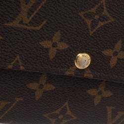 Pre Owned Louis Vuitton Monogram Canvas Sarah Wallet