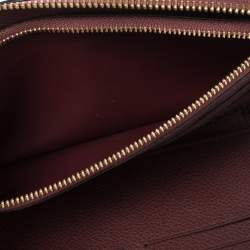 مملوكة مسبقًا محفظة لوي فيتون زيبي جلد إيمبرينت مونوغرامي أورور