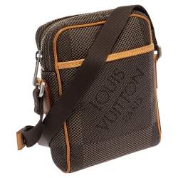 Pre Owned Louis Vuitton Terre Damier Geant Canvas Mini Citadin Messenger Bag