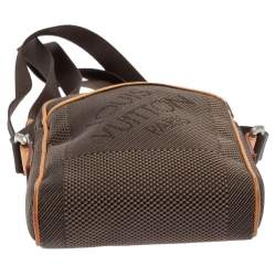 Pre Owned Louis Vuitton Terre Damier Geant Canvas Mini Citadin Messenger Bag