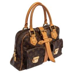 Pre Owned حقيبة  لوي فيتون مانهاتن كانفاس مونوغرامي GM