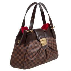 مملوكة مسبقًا Louis Vuitton Damier Ebene Canvas Sistina GM Bag
