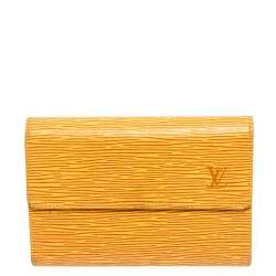 Louis Vuitton Tassil Yellow Epi Leather Elise Wallet Louis Vuitton