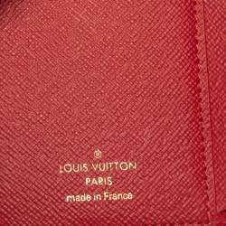 Pre Owned Louis Vuitton Damier Ebene Canvas Victorine Wallet 