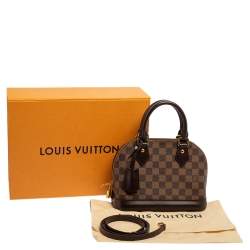مملوكة مسبقًا Louis Vuitton Damier Ebene Canvas Alma BB Bag