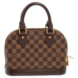 مملوكة مسبقًا Louis Vuitton Damier Ebene Canvas Alma BB Bag