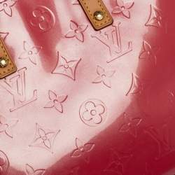Pre Owned Louis Vuitton Framboise Monogram Vernis Reade PM Bag