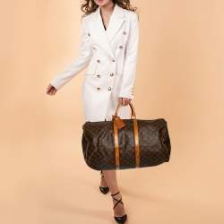 Pre Owned حقيبة لوي فيتون  كيبال باندولير 55 كانفاس مونوغرامي