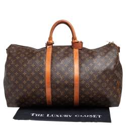 Pre Owned حقيبة لوي فيتون  كيبال باندولير 55 كانفاس مونوغرامي