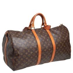 Pre Owned حقيبة لوي فيتون  كيبال باندولير 55 كانفاس مونوغرامي