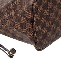 Louis Vuitton Damier Ebene Canvas Neverfull MM Bag
