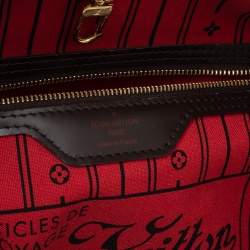 Louis Vuitton Damier Ebene Canvas Neverfull MM Bag