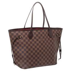 Louis Vuitton Damier Ebene Canvas Neverfull MM Bag