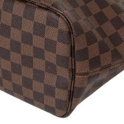 Louis Vuitton Damier Ebene Canvas Neverfull MM Bag