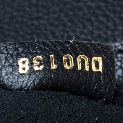 مملوكة مسبقًا Louis Vuitton Black Leather Lockme Backpack Mini