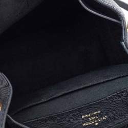 مملوكة مسبقًا Louis Vuitton Black Leather Lockme Backpack Mini
