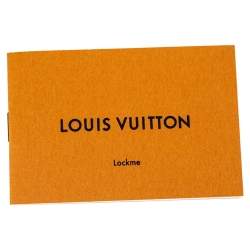 مملوكة مسبقًا Louis Vuitton Black Leather Lockme Backpack Mini