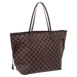Louis Vuitton Damier Ebene Canvas Neverfull MM Bag