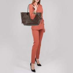 Louis Vuitton Damier Ebene Canvas Neverfull MM Bag