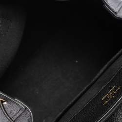 Pre Owned Louis Vuitton Black Calfskin Leather Mini Lockme Backpack