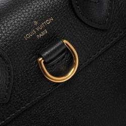 Pre Owned Louis Vuitton Black Calfskin Leather Mini Lockme Backpack