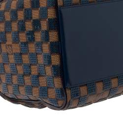 Pre Owned Louis Vuitton Blue Damier Ebene Paillettes Limited Edition Speedy 30 Bag